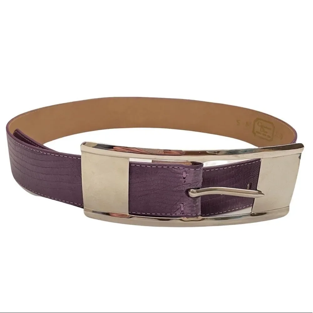 Vintage Christian Dior Belt Purple Size Small/Medium